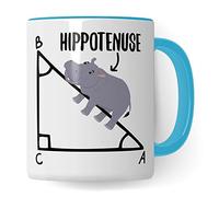 Tasse mathématicienne Tasse à café hippothenuse drôle Tasse à café Professeur de mathématiques Idée cadeau sarcasme mathématiques Cadeau collège Chambre des enseignants de Pythagore