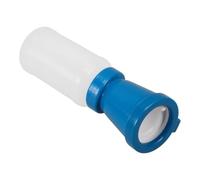 Tasse Médicamenteuse 300ml pour Nettoyer les Trayons des Vaches | Silicone et Plastique Bleu, Pression Manuelle Main, Usage Pratique en Salle D’élevage pour Éleveurs