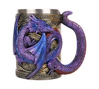 Tasse médiévale, tasses à café dragon pour adultes, tasses à bière gothique médiévale , tasse à bière dragon violet, tasses à café dragon chinois, tasse à café médiévale donjons dragons, tasse à