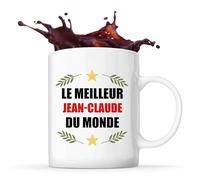 Tasse Meilleur Jean-Claude du Monde 1| Mug | Idée Tasse Personnalisable Cadeau Anniversaire Fête Original Famille Travail Départ Collègue Retraite Noël