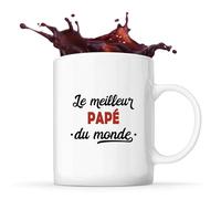 Tasse Meilleur Papé du monde 2| Mug | Idée Tasse Personnalisable Cadeau Anniversaire Fête Original Famille Travail Départ Collègue Retraite Noël