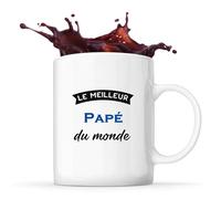 Tasse Meilleur Papé du Monde 3 | Mug | Idée Tasse Personnalisable Cadeau Anniversaire Fête Original Famille Travail Départ Collègue Retraite Noël