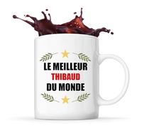 Tasse Meilleur Thibaud du Monde 1| Mug | Idée Tasse Personnalisable Cadeau Anniversaire Fête Original Famille Travail Départ Collègue Retraite Noël