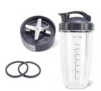 Tasse Mélangeur De 32 Oz, Ensemble De Tasses À Lame De Rechange. Compatible Avec Nutribullet Pro 600W/900W, Broyeur À Glace Récipient De Presse-agrumes Peut