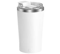 Tasse Mélangeur Électrique, Tasse à Café Mélangeur Magnétique Électrique,Tasse Mélangeur Avec Couvercle - Tasse à Lait de 400 Ml, Tasse à Eau Pour Café, Cacao Et Autres Boissons