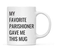 Tasse Mon paroissien préféré m'a donné ça Tasse à café Nounou Lot de | 2-330ml Rillant Mugs Réutilisable Tasses Maison Hommes