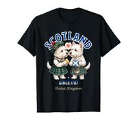 Tasse Motif Chien Westie Amour café Drapeau écossais T-Shirt Graphique avec Valeur