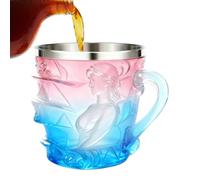 Tasse motif livre peint - 150 ml - Avec design riche en couleurs - Tasse de littérature empilée en 3D - Avec poignée - Pour femmes, écrivaines, lectrices, café, cappuccino, latte - Cadeau