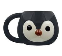 Tasse moulé Cute Penguin noir Noir