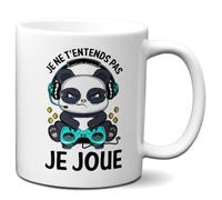 Tasse-Mug Cadeau Humour Gamer- Je ne t'entends pas je Joue- Original Amusant Anniversaire Collègue