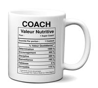 Tasse-Mug Coach Valeur Nutritive - Idée Cadeau Humour Original Anniversaire