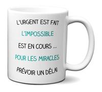Tasse-Mug Collègue - Pour les Miracles- Idée Cadeau Entreprise Travail Nouveau Job