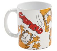 United Labels Tasse Garfield - Allover Tasse à café Tasse à café en céramique blanche 320 ml