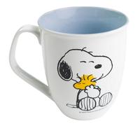 United Labels The Peanuts tasse Snoopy 280 ml, bleu blanc, mug en céramique, tasse à café