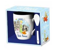 Tasse mug et cuillère - Enesco - Le Petit Prince - Porcelaine - Enfant - Rond