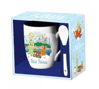 Tasse mug et cuillère - Le Petit Prince - Porcelaine - Compatible lave-vaisselle - Enfant
