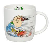 Konitz Astérix Race Tasse Classique Blanc 1 Pièce Maison Réutilisable Ronde Classique Adulte Anniversaire