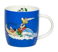 Tasse mug Könitz en porcelaine Astérix et Obélix (Natation)