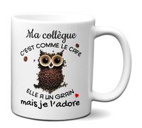 Tasse-Mug - Ma Collègue c'est comme le Café - Idée Cadeau Entreprise Amie Travail Nouveau Job