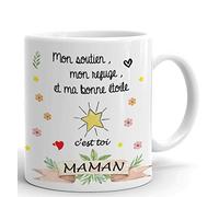 Tasse-Mug Maman Ma Bonne Étoile - Idée Cadeau Maman Original Anniversaire Fête de Mères Noël