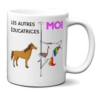 Tasse-Mug Meilleure Éducatrice Licorne - Idée Cadeau Humour Original Anniversaire