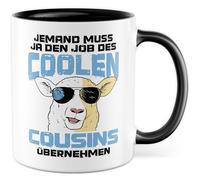 Tasse neveu cadeau Quelqu'un doit prendre le travail du cousins neveu, tasse à café famille humour idée cadeau tasse à café