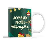 Tasse Noël Bérengère Vert Mug Prénom Idée Cadeau Secret Santa