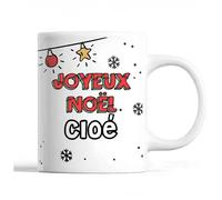 Tasse Noël Cloé Mug Femme Prénom Idée Cadeau Secret Santa