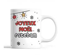 Tasse Noël Esteban Mug Homme Prénom Idée Cadeau Secret Santa