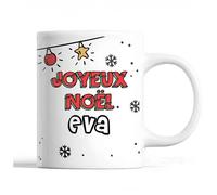 Tasse Noël Eva Mug Femme Prénom Idée Cadeau Secret Santa