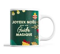 Tasse Noël Guide Femme Vert Mug Prénom Idée Cadeau Secret Santa