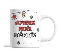 Tasse Noël Mélanie Mug Femme Prénom Idée Cadeau Secret Santa