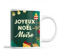 Tasse Noël Moïse Vert Mug Prénom Idée Cadeau Secret Santa