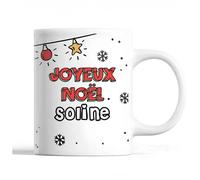 Tasse Noël Soline Mug Femme Prénom Idée Cadeau Secret Santa