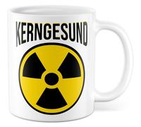 Tasse Nucléaire Cadeau Sain Fondamental, Tasse à Café Sarcasme Humour Ironie Drôle Drôle Idée Cadeau Petite amie Ami Bureau Travail Tasse à café