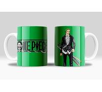 Tasse One Piece - Collection avec Protagonistes : Luffy, Nami, Zoro, Usopp, Brook, Nico, Vivi | Céramique 355 ml