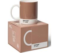 Pantone Tasse à café en porcelaine 375 ml avec boîte cadeau Couleur de l'année 2025 : mousse Mocha 17-1230