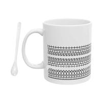 Tasse passe au micro-ondes - Verres à message caché, tasse à café ergonomique, style poignée lisse, fonctionnalité de chaleur rapide, porte-boisson de haute qualité, utilisation quotidienne pour la ma