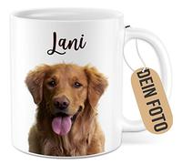 Tasse personnalisée pour chien, cadeau personnalisé avec sa propre photo et nom, tasse à café pour animal de compagnie maître femme propriétaire de chien cadeau de chien tasse à café