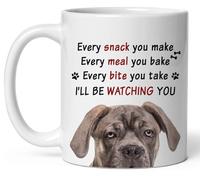 Tasse Petit Dejeuner Cane Corso Assis, Marron, Regardant Le Visage Idée Mug À Café En Céramique Colorées Tasses À Café Pour Maison Homme Bureau