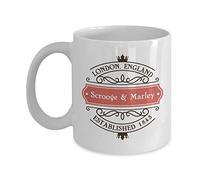 Tasse Petit Dejeuner Charles Dickens Un Chant De Noël Scrooge Et Marley Colorées Tasses À Café En Céramique Porcelaine Tasses De Café Pour Ami Boissons Maison