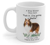 Tasse Petit Dejeuner Chien De Berger Shetland Couleur Acajou Sable Colorées Mug Moderne Coffee Mugs Pour Ami Bureau Latte