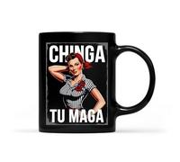 Tasse Petit Dejeuner Chinga Tu A Mexican Spanish Latin Avec Poignée Mug Moderne Mugs À Café Pour Lait Homme Eau