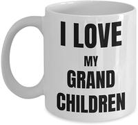 Tasse Petit Dejeuner Ich Liebe Meine Enkelkinder Rétro Mug Avec Poignée Coffee Mugs Pour Fête Maison Eau