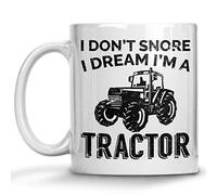 Tasse Petit Dejeuner Je Ne Ronfle Pas, Je Rêve Que Je Suis Un Tracteur Avec Poignée Mug Thé Décoratifs Tasses À Café Pour Femme Partenaire Homme