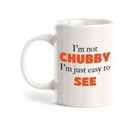 Tasse Petit Dejeuner Je Ne Suis Pas Grosse ; Je Suis Juste Facilement Repérable En Plastique Minimaliste Mug À Café En Céramique Moderne Tasses À Café Pour Femme Bureau Boissons