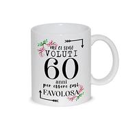 Tasse Petit déjeuner Latte Thé Mug Relax avec graphique - Il m'a fallu 60 ans pour être si fabuleux - idée cadeau anniversaire Noël maman amie soeur grand-mère tante