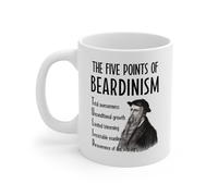 Tasse Petit Dejeuner Les Cinq Points Du Beardinisme, Du Calvinisme Réformé Et De La Tulipe Rétro Mug Humour Coffee Mugs Pour Frère Eau Maison