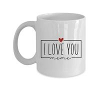 Tasse Petit Dejeuner Mème « Je T'Aime » Décoratifs Tasses À Café En Céramique Moderne Mugs À Café Pour Bureau Partenaire Femme