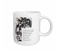 Tasse Petit Dejeuner Quel Chemin Prendre ? Chat Du Cheshire Au Pays Des Merveilles Rétro Mug Thé Moderne Coffee Mugs Pour Eau Homme Ami